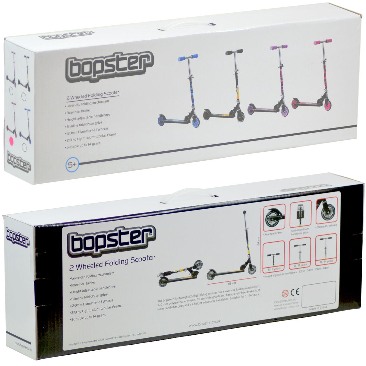 Bopster • Step • Blauwe Camouflage Design