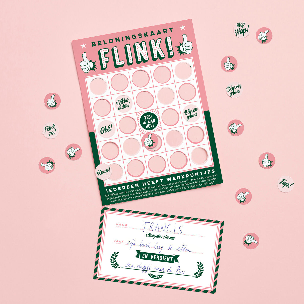 Flink! • Beloningskaarten (5 stuks) - Helloboy