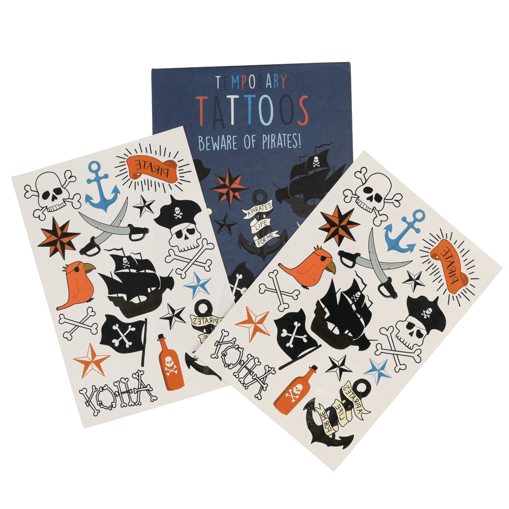 Piraten Tattoos • 18 Stuks - Helloboy