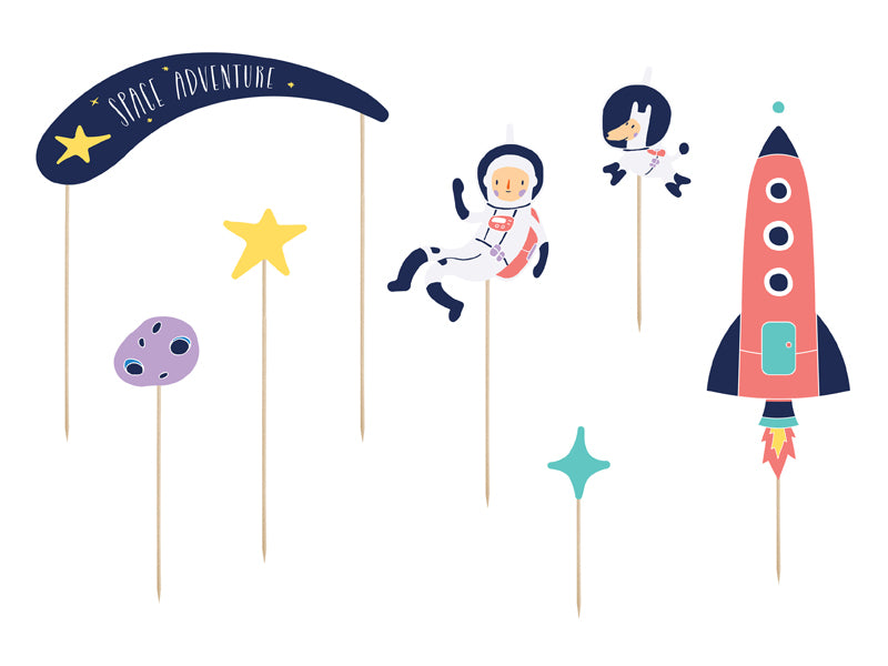 Cake Toppers Space ruimte Helloboy