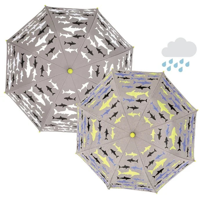 Paraplu • Haaien (verandert van kleur bij regen) - Helloboy