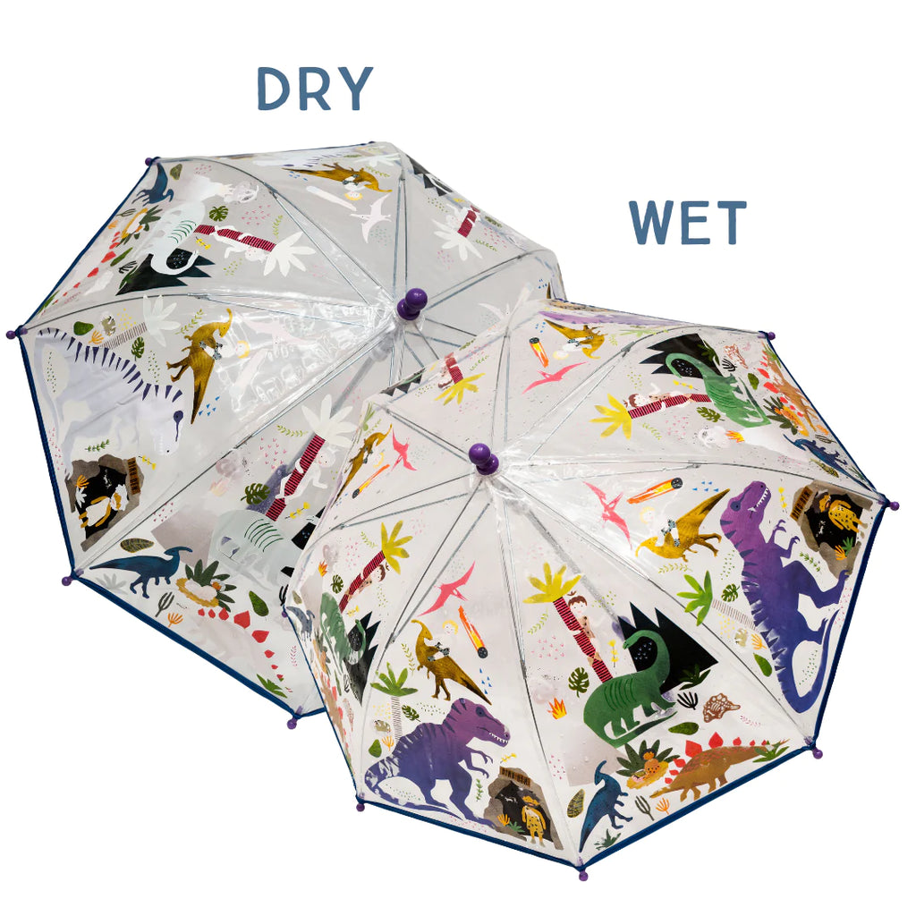 Magische Paraplu • Dino (verandert van kleur bij regen)