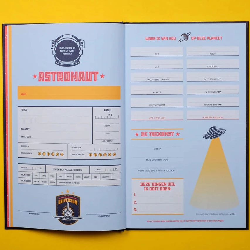 Vriendenboek • Astronaut