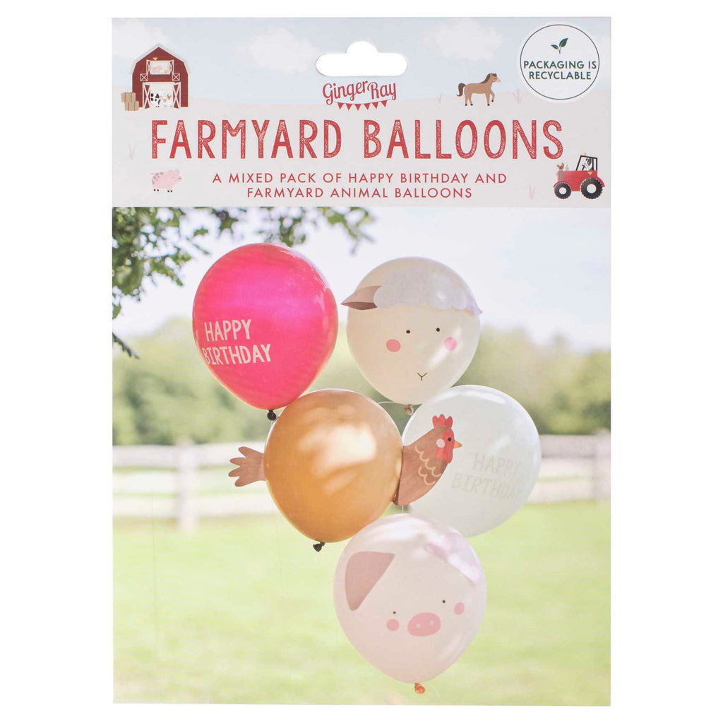 Farm Friends • Ballonnen Set ( 5 stuks)