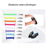 Elastische Veters • Veters Zonder Strikken • Blauw - Helloboy