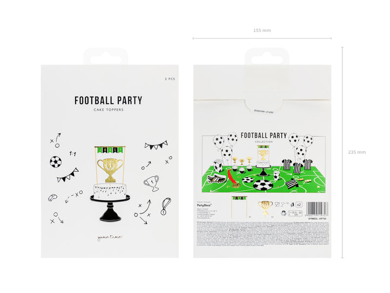 Cake Topper • Voetbal - Helloboy