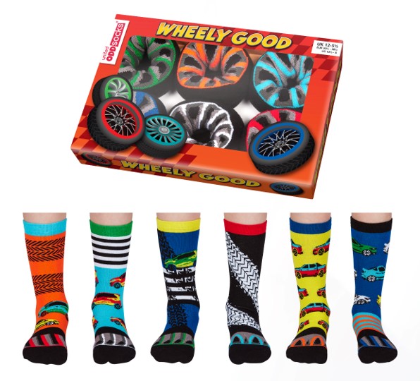 Wheely Socks • 3 Paar (maat 30-39) - Helloboy