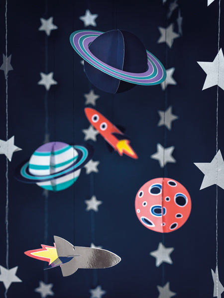 Hangende Decoratie • Space Party (5 stuks) - Helloboy