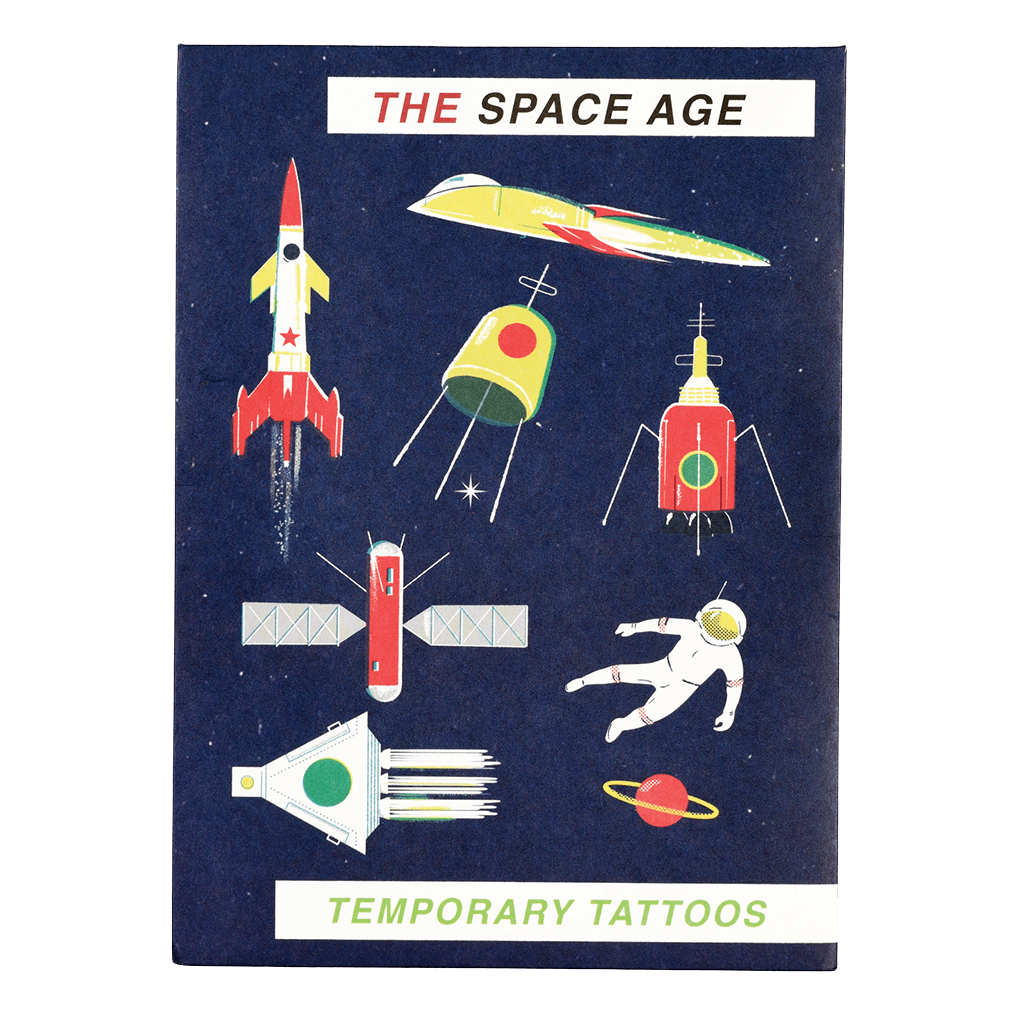 Ruimte Tattoos • 16 Stuks - Helloboy